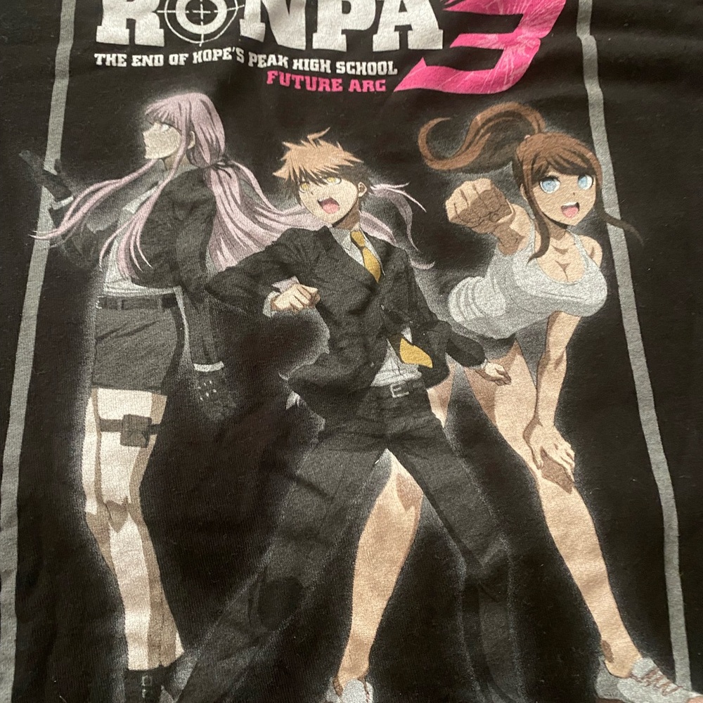 ANIME** Danganronpa size medium cotton t-shirt